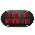 Capsule Custom Embossed Auto License Plate - 6"x12" (4 Color Process)